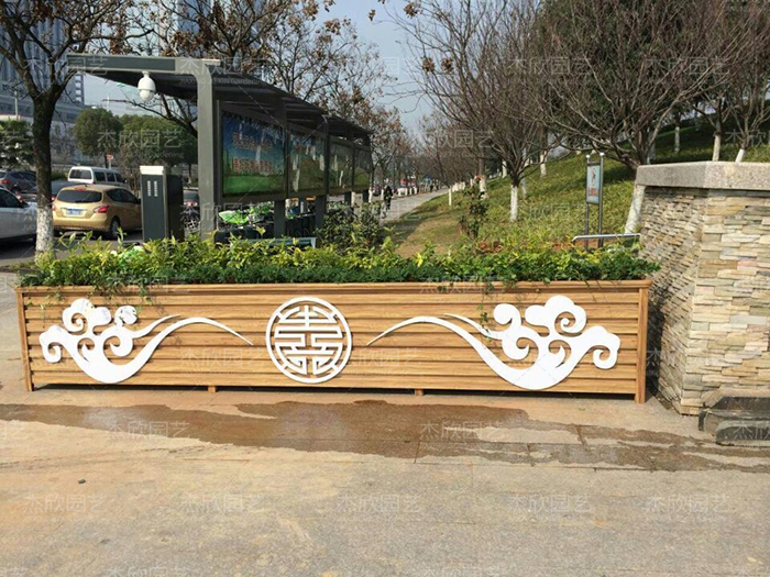 公園鋁合金祥云花箱